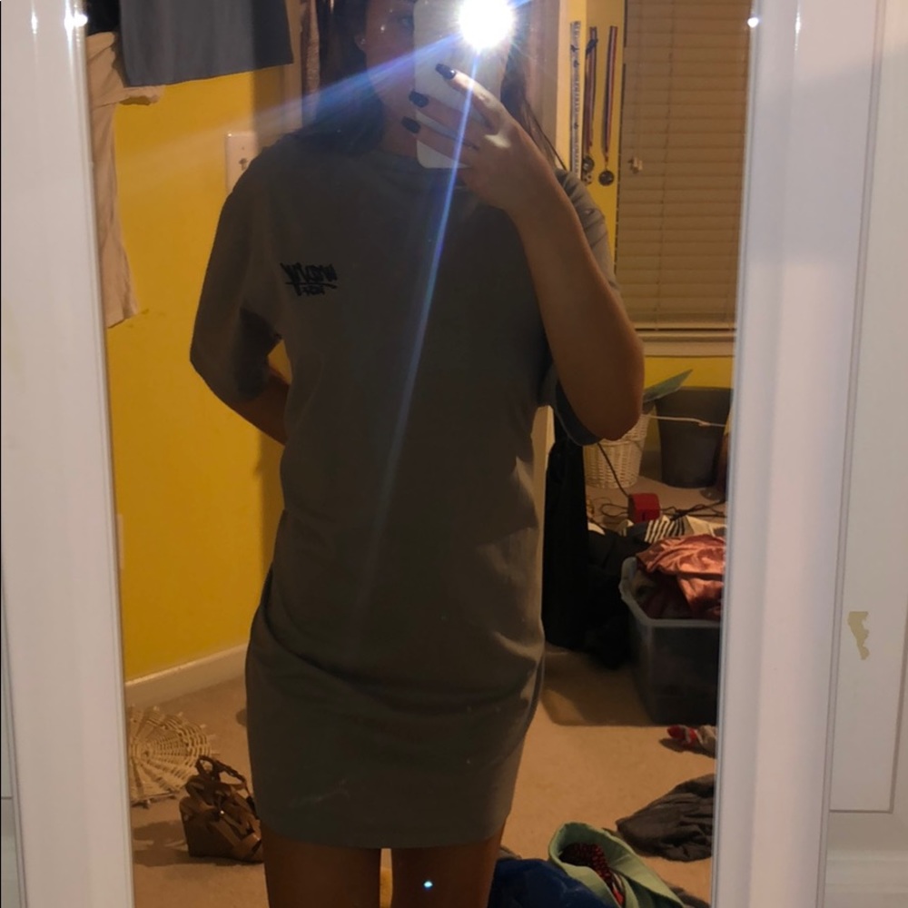 Grey T shirt Dress size: M